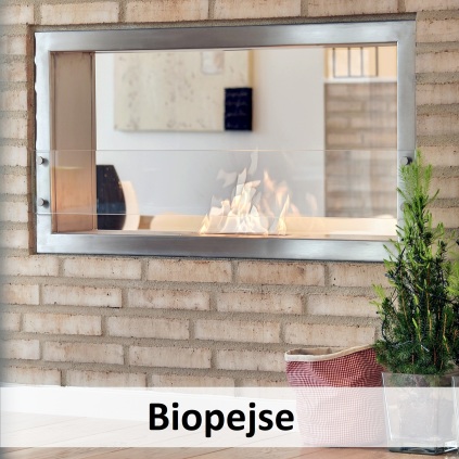 Biopejs -  Se alle vores biopejse i mange forskellige designs og prisklasser.  Vi sælger kun bio pejse som er af høj kvalitet og som er sikkerhedstestet og godkendte.  Klik her: